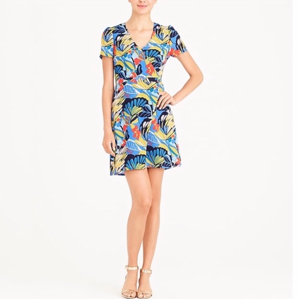 NWT J. Crew  wrap-front dress